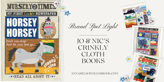 BRAND SPOT LIGHT: JO & NIC'S CRINKLY CLOTH BOOKS