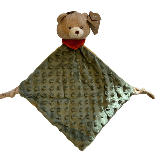 CHRISTMAS TEDDY WITH SCARF COMFORTER