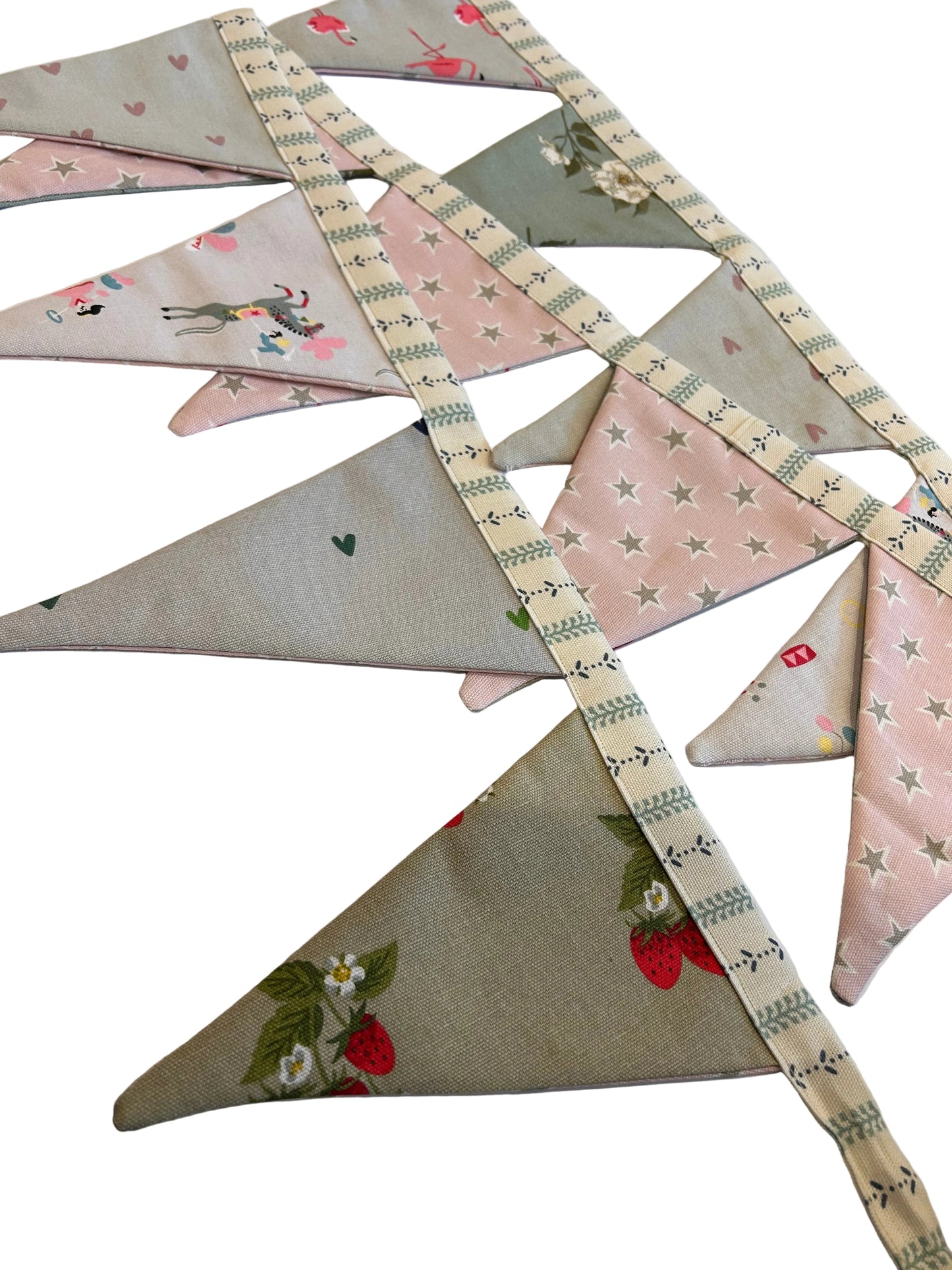 PINKY SUGAR & SPICE BUNTING | THE SUSSEX BUNTING COMPANY