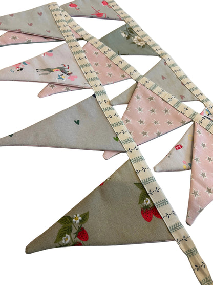 PINKY SUGAR & SPICE BUNTING | THE SUSSEX BUNTING COMPANY