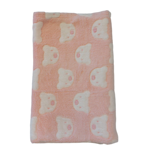 PINK PATTERNED COSY WRAP - 2 PATTERNS