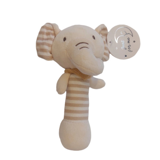 ELEPHANT RATTLE ROD - BEIGE