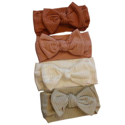 ORGANIC COTTON HEADBAND - 4 COLOURS