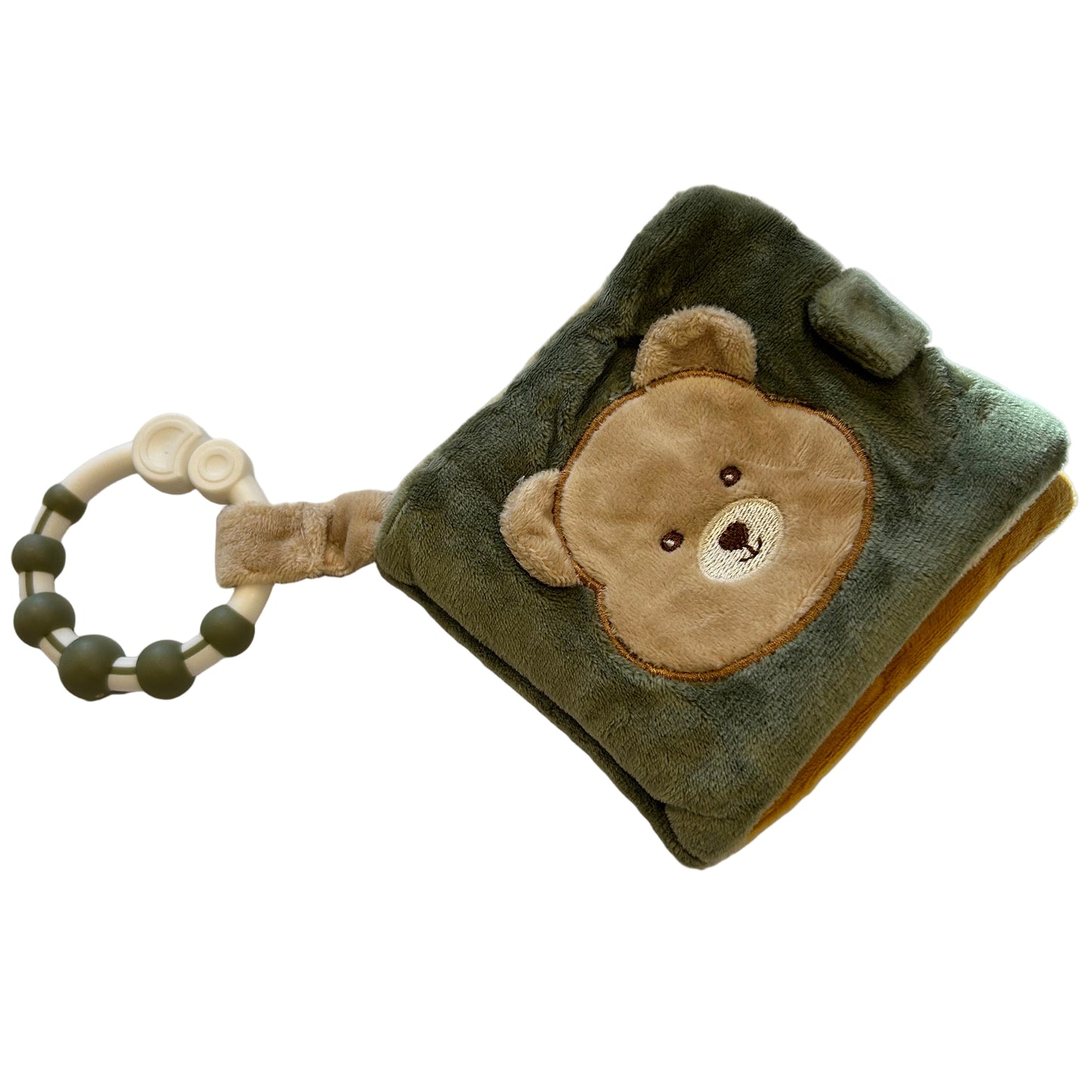 BABY BEAR ACTIVITY BOOK WITH CRINKLE PAPER, MIRROR & LINK