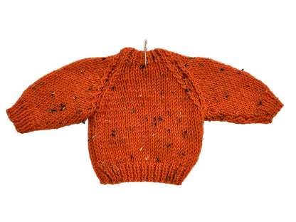 SUNSET ORANGE JUMPER WITH SHEEP- 3-6 MONTHS