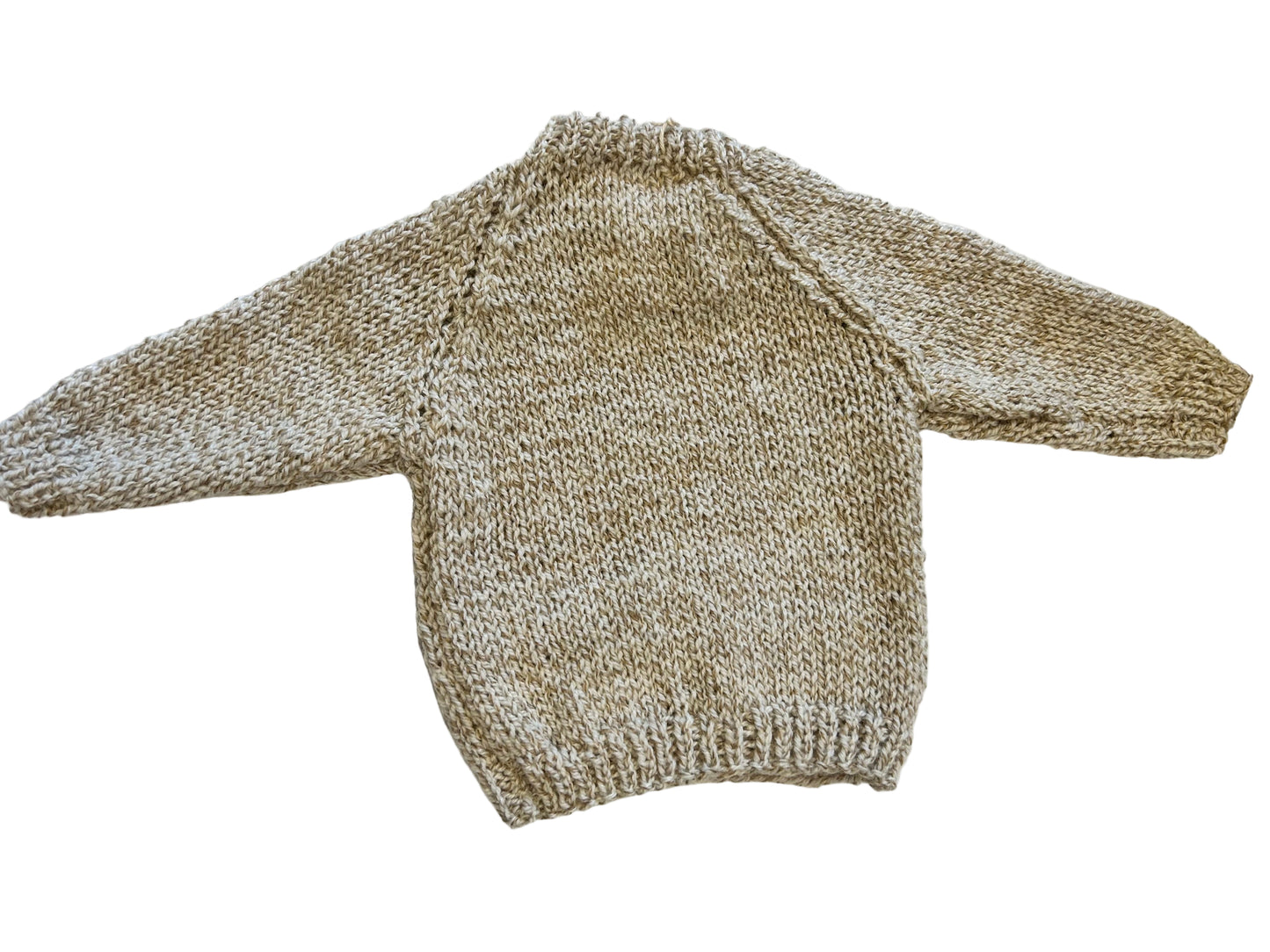 OATMEAL JUMPER WITH SHEEP - 1-2 YEARS