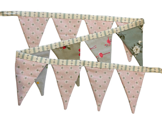 PINKY SUGAR & SPICE BUNTING | THE SUSSEX BUNTING COMPANY