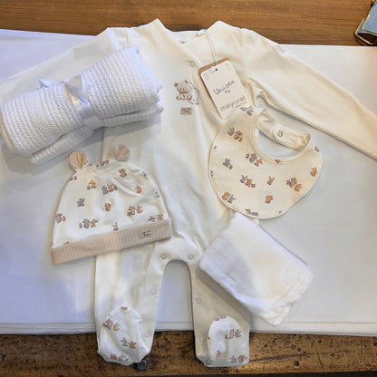 WELCOME TO THE WORLD! WHITE 5-PIECE GIFT SET | ANNABEL'S OF CRANBROOK