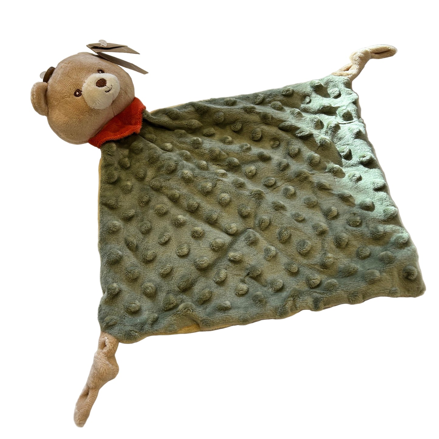 CHRISTMAS TEDDY WITH SCARF COMFORTER