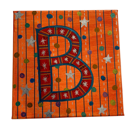 MONOGRAM CANVAS PAINTING - B | SLOAN & DAUGHTER