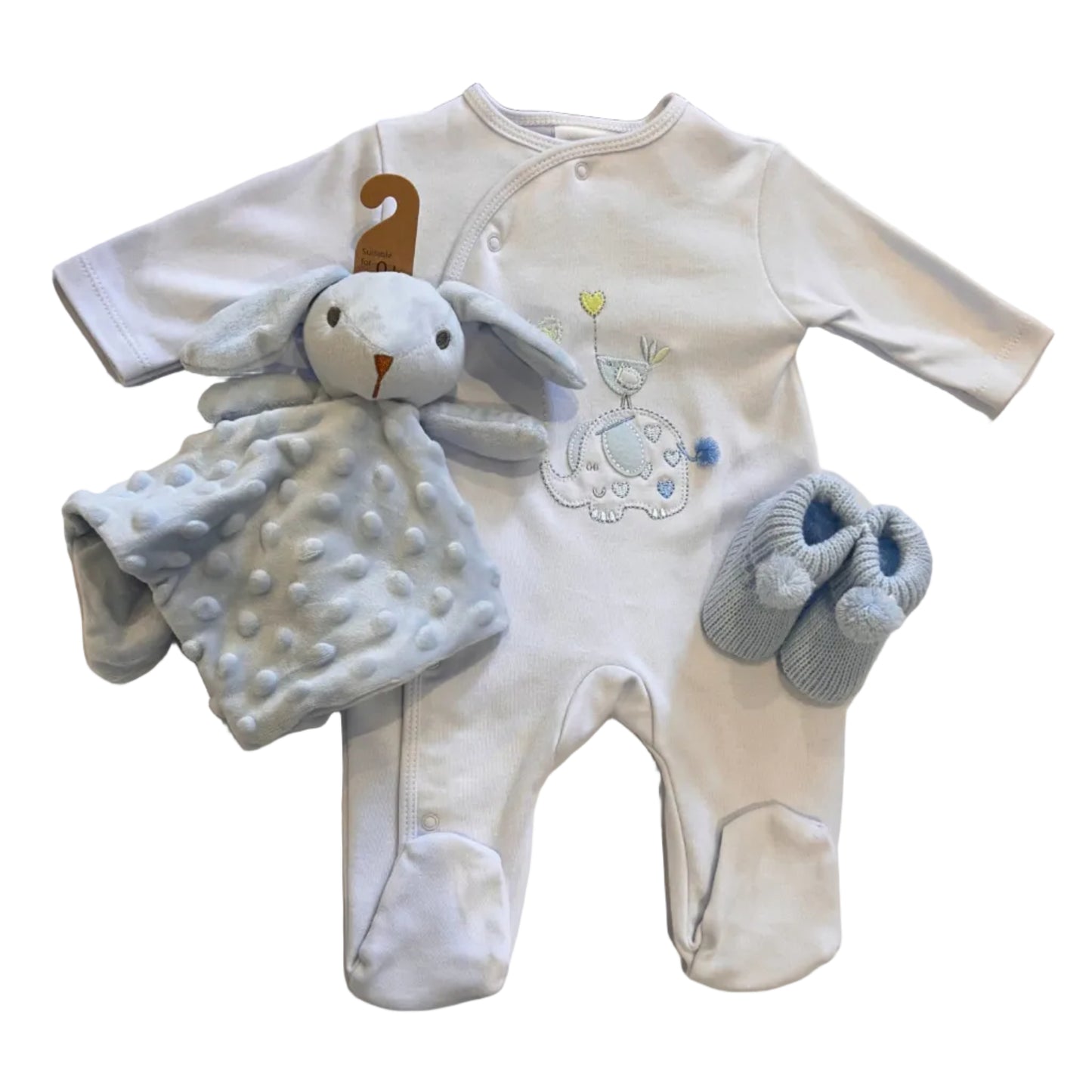 HELLO BABY BOY! BLUE 3-PIECE GIFT SET | ANNABEL'S OF CRANBROOK