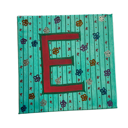 MONOGRAM CANVAS PAINTING - E | SLOAN & DAUGHTER