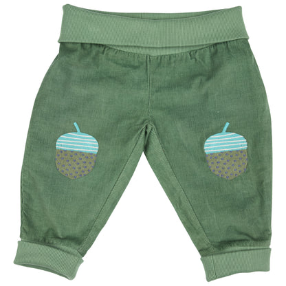 PIGEON ORGANICS BABY CORD TROUSERS - GREEN