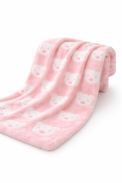 COSY BABY WRAP | PINK TEDDY