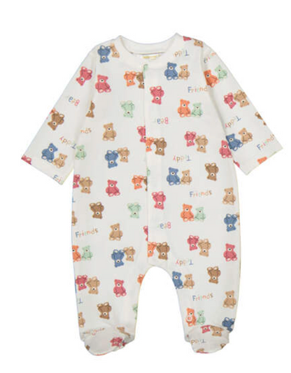 Mayoral Baby onesie with teddy bear pattern 