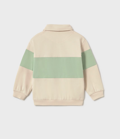 BOYS RUGBY POLO SHIRT PULLOVER - MATCHA EXPLORER | MAYORAL