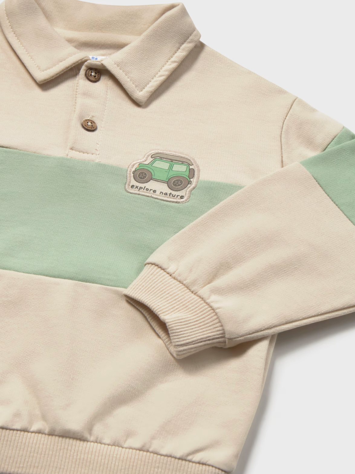 BOYS RUGBY POLO SHIRT PULLOVER - MATCHA EXPLORER | MAYORAL