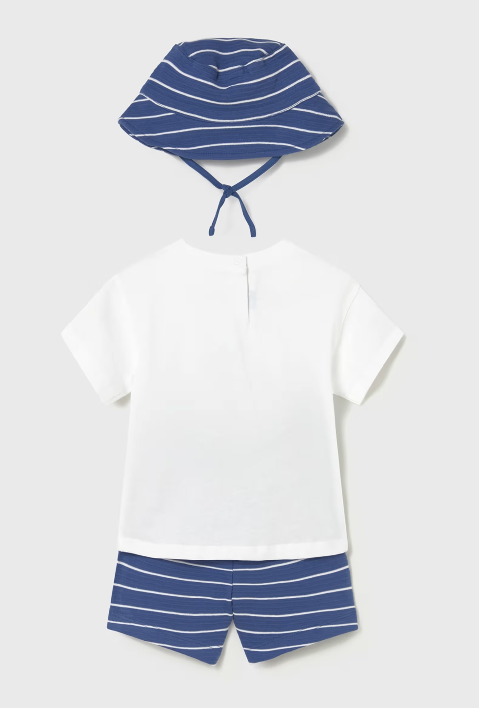 BOYS SAILING BOAT COTTON OUTFIT - TOP, SHORTS & HAT | MAYORAL