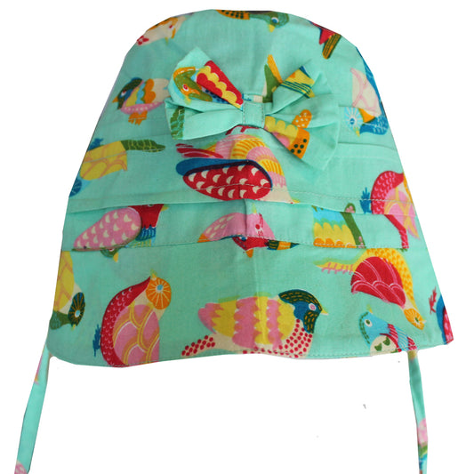 BABY BONNET TROPICAL BIRD