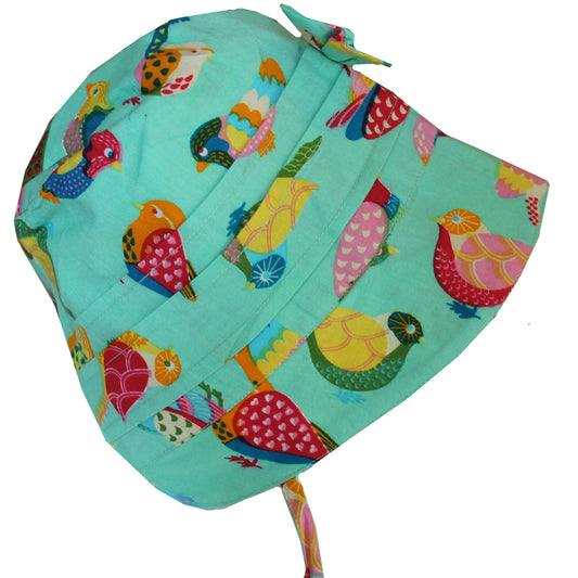 BABY BONNET TROPICAL BIRD