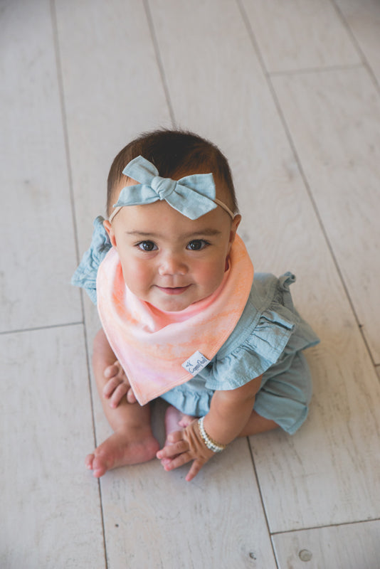 FAWN FLORAL DRIBBLE BIB 4 PACK