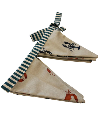 SOPHIE ALLPORT CRAB & LOBSTER FABRIC BUNTING | THE SUSSEX BUNTING COMPANY
