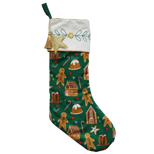 GINGERBREAD CHRISTMAS STOCKING