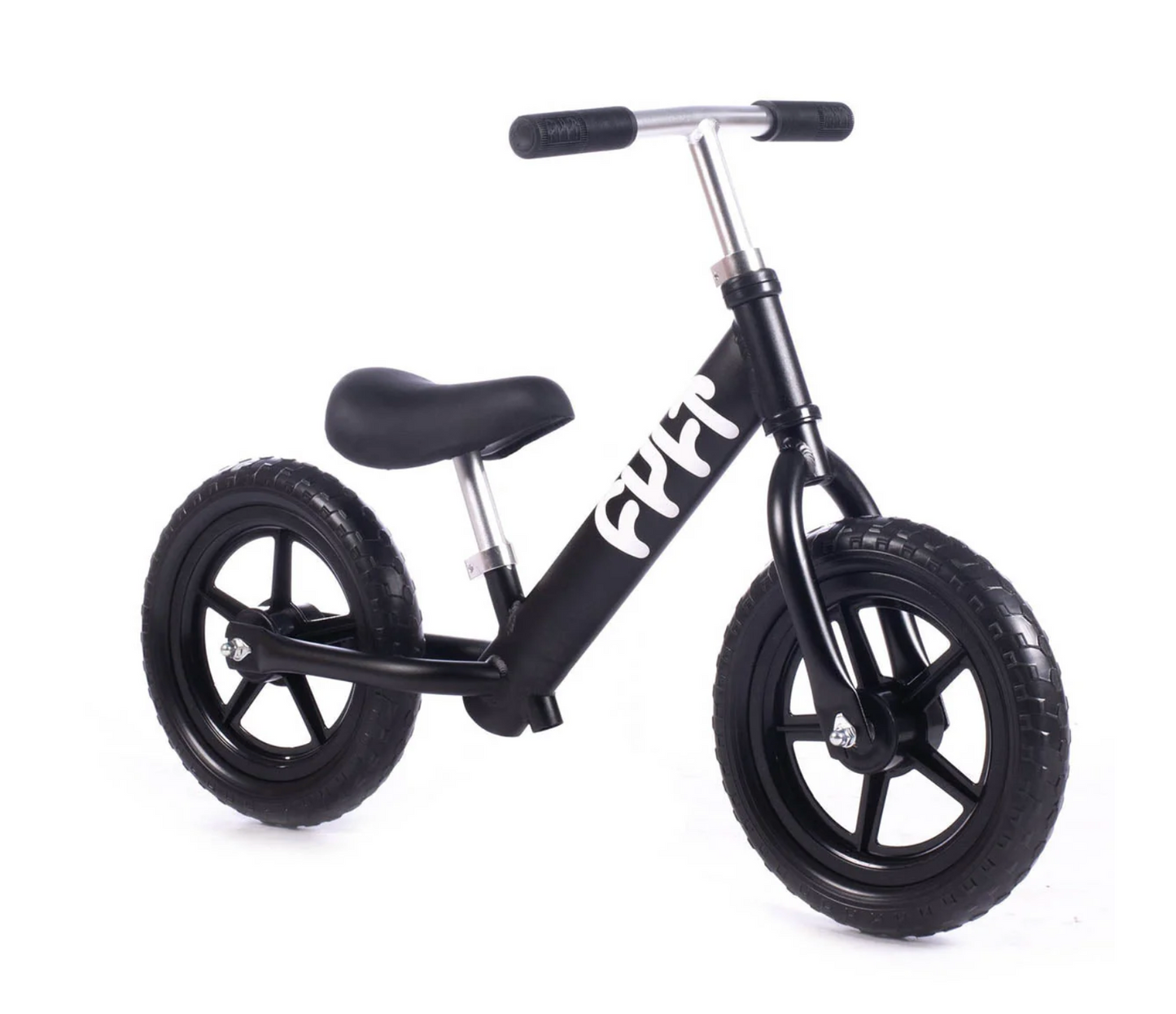 Cult Push 12 inch toddler balance bike in black at Annabels of Cranbrook
