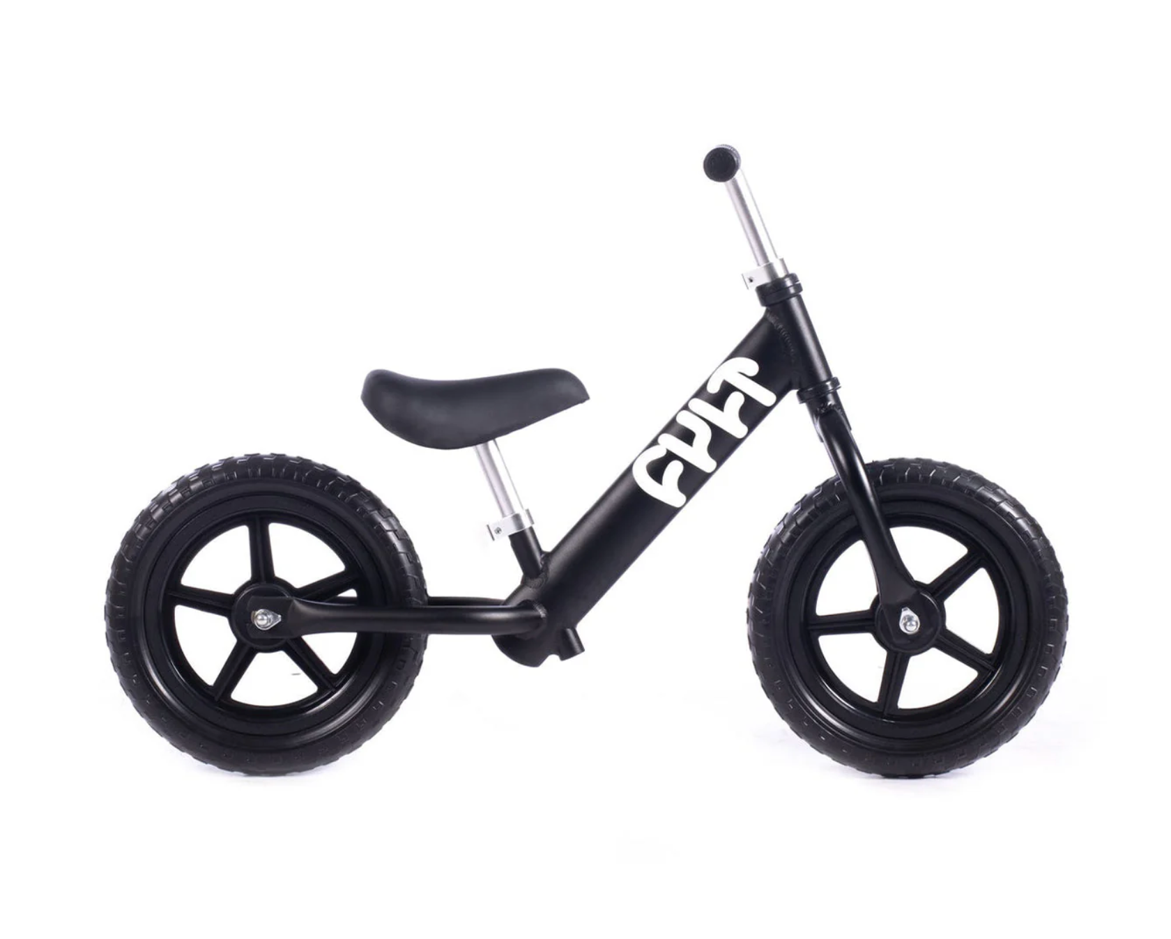 Cult Push 12 inch toddler balance bike in black at Annabels of Cranbrook