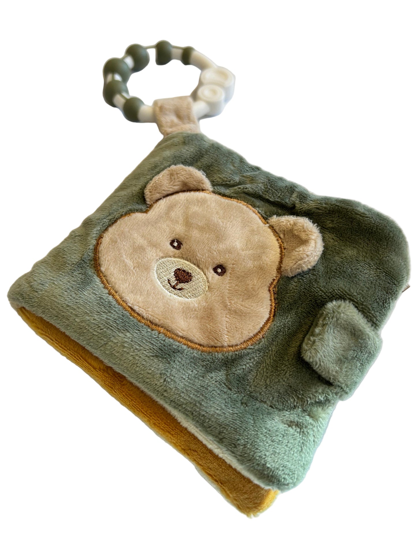 BABY BEAR ACTIVITY BOOK WITH CRINKLE PAPER, MIRROR & LINK