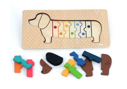 DOG COLOUR RECOGNITION PUZZLE | VILAC X ANDY WESTFACE
