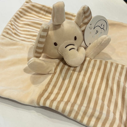 ELEPHANT CRINKLE COMFORTER - NEUTRAL TAUPE BEIGE