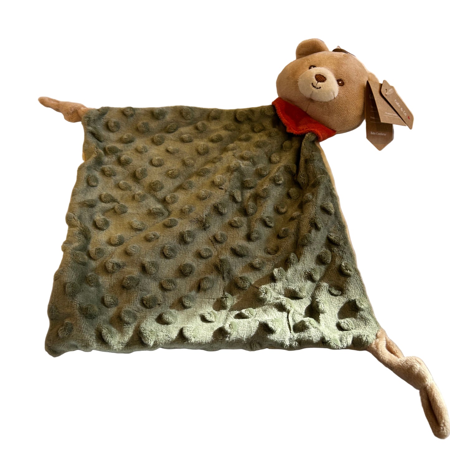 CHRISTMAS TEDDY WITH SCARF COMFORTER