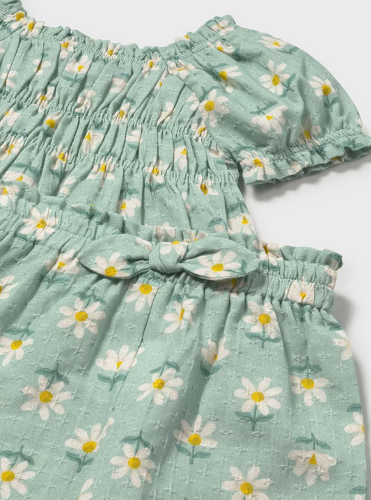 FLOWY DAISY GIRLS OUTFIT - COTTON TOP & TROUSERS | MAYORAL
