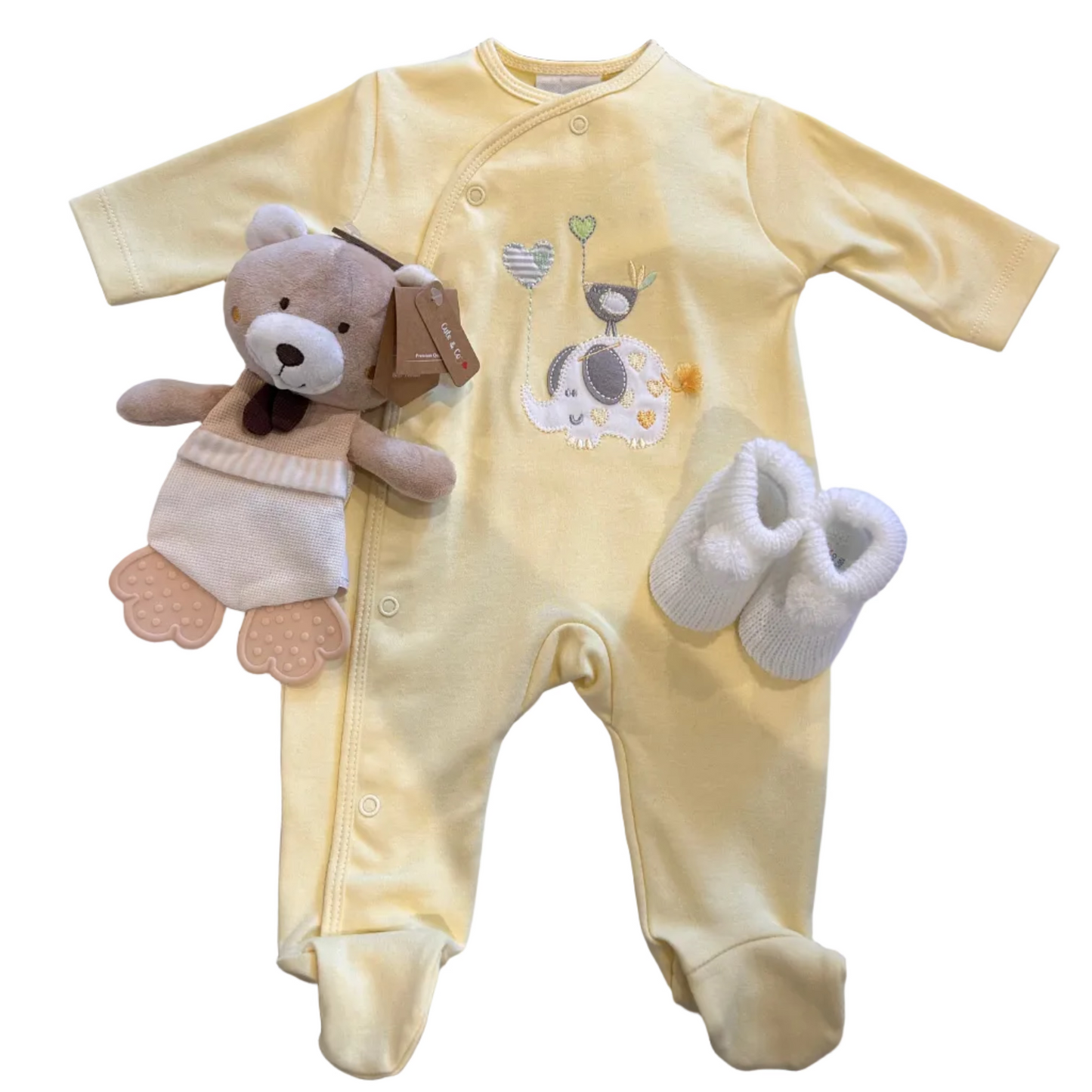 HELLO BABY! NEUTRAL 3-PIECE GIFT SET | ANNABEL'S OF CRANBROOK