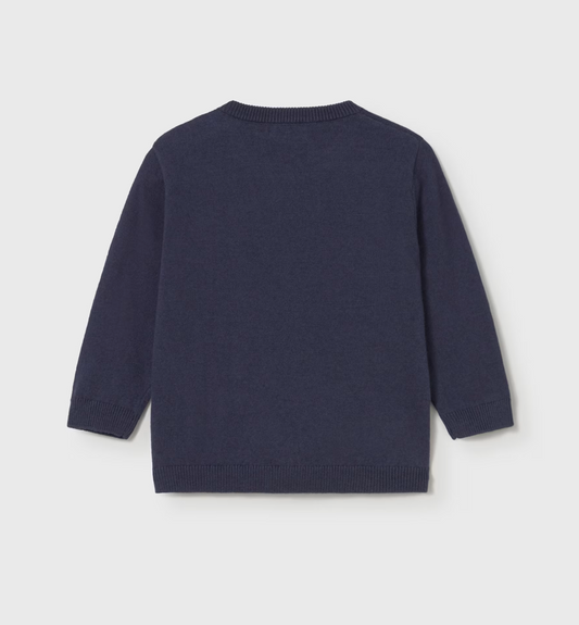 MAYORAL BOYS NAVY TRACTOR JUMPER