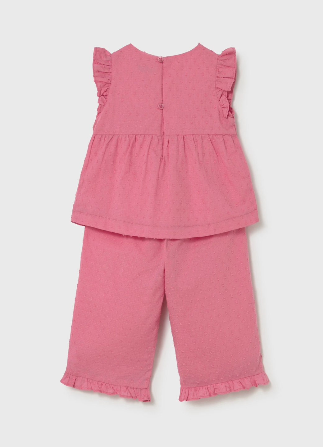 PINK & RED GIRLS TROUSER & TOP COTTON OUTFIT - MAYORAL