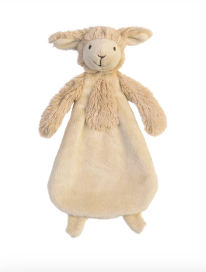 Plush toy lamb. SUPER SOFT TUTTLE COMFORTER - LIVIO LAMB | HAPPY HORSE