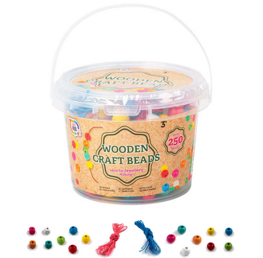WOODEN CRAFT BEADS