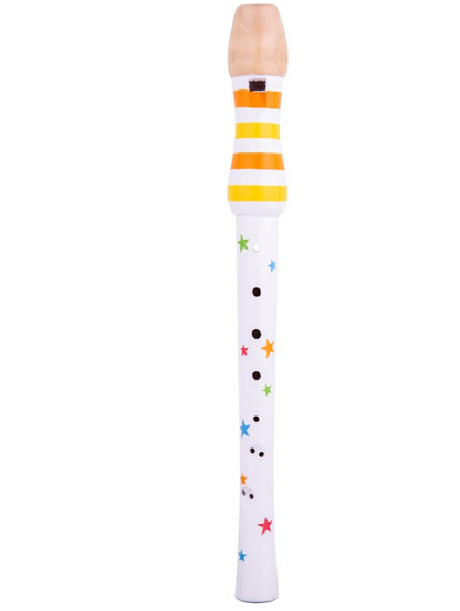 WOODEN RECORDER - 4 COLOURS