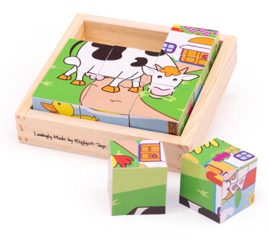 FARM CUBE PUZZLE - SMALL