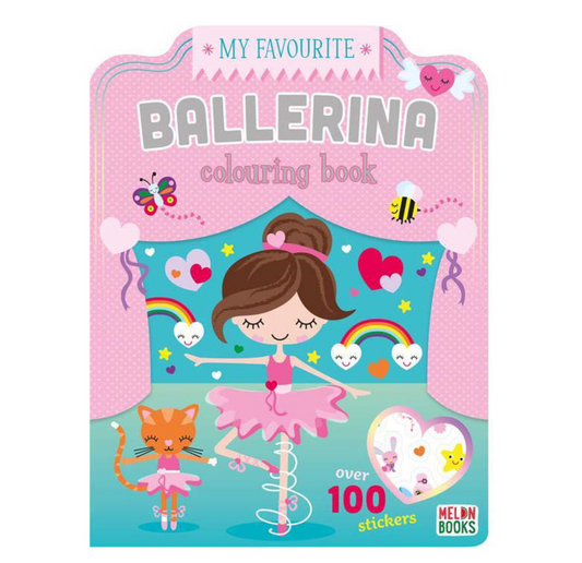 BALLERINA COLOURING & STICKER BOOK