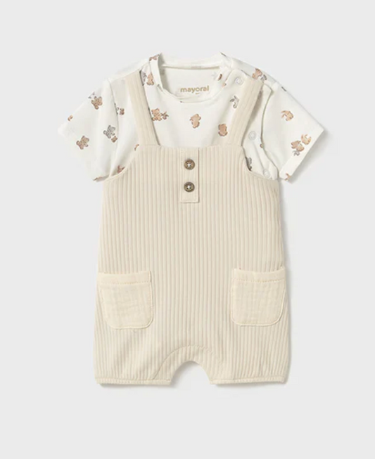 MAYORAL - CREAM ROMPER SET