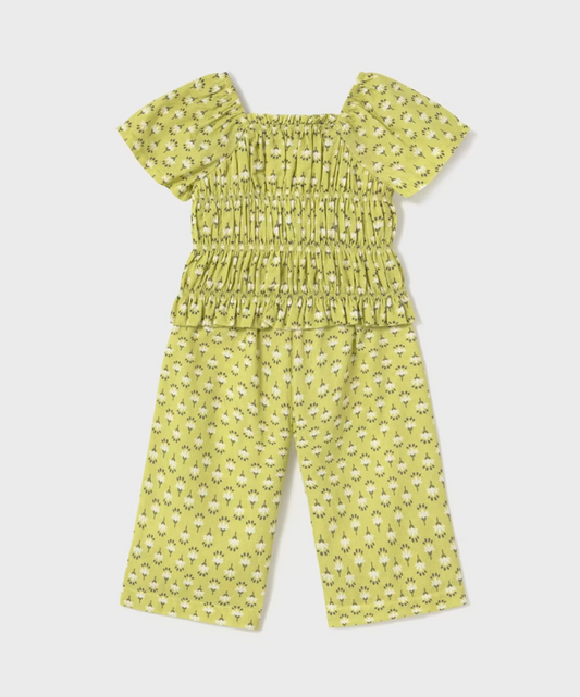 MAYORAL HONEYCOMB TOP & TROUSER SET