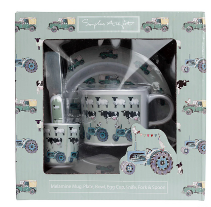 ON THE FARM CHILDRENS MELAMINE SET