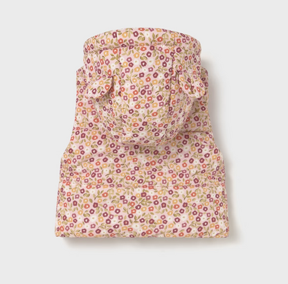 MAYORAL BABY GIRL OUTFIT WITH HOODED GILET