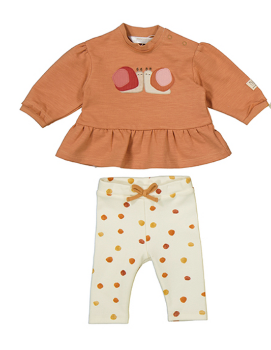 MAYORAL CINNAMON LEGGING GIRLS OUTFIT