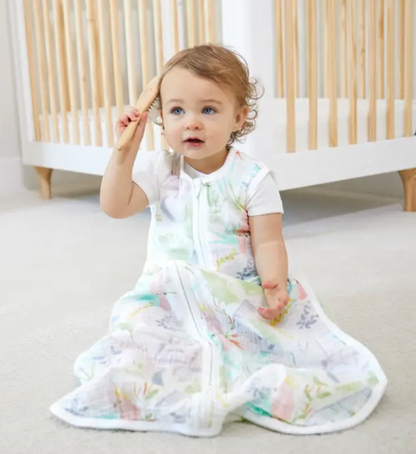 AIDEN + ANAIS COTTON ESSENTIAL SLEEPING BAG 1.0 TOG - TROPICALIA