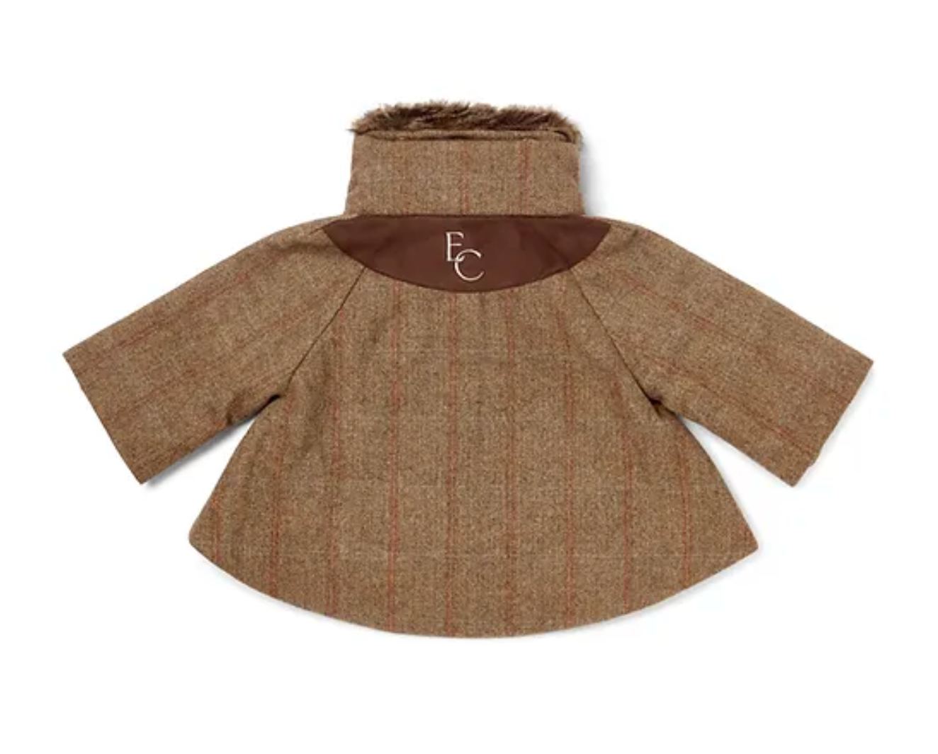TWEED CAPE-STYLE JACKET