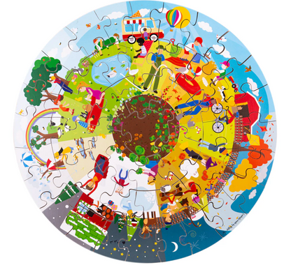 SEASONAL CIRCULAR FLOOR PUZZLE